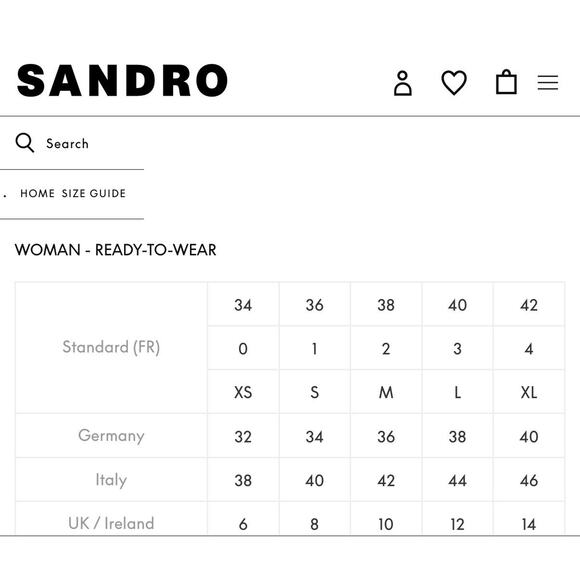 SANDRO Esperance Blouse Top Sz M NEW $280 White Sheer w Lace Puffed Short Sleeve - Picture 10 of 10